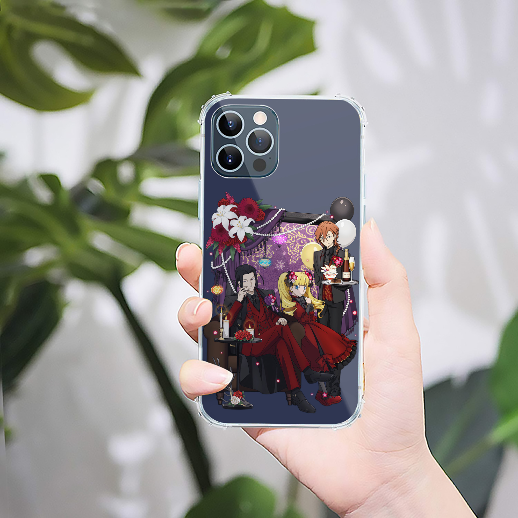 （画像用） 文豪ストレイドッグス Bungo Stray Dogs 【iPhone 12シリーズ対応】透明スマホケース（クリアソフトケース）